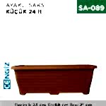 AYAKLI SAKSI KÜÇÜK 24 LT (TABAKSIZ) (522)