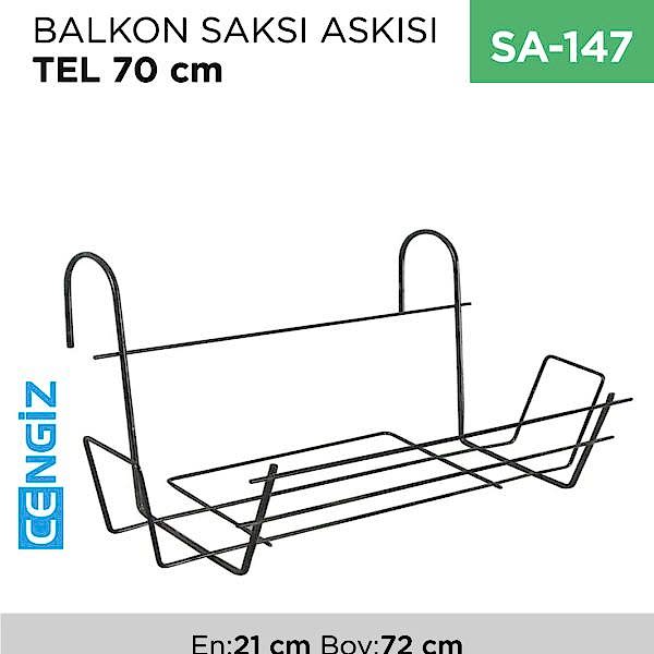 BALKON SAKSI ASKISI TEL 70 CM