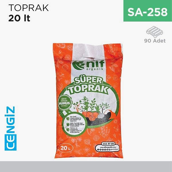 NİF SÜPER TOPRAK 20 LT