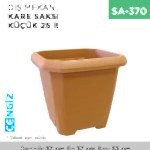 DIŞ MEKAN KARE SAKSI KÜÇÜK 25 LT (317)