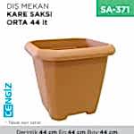 DIŞ MEKAN KARE SAKSI ORTA 44 LT (318)