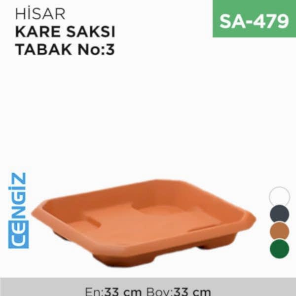 HİSAR KARE SAKSI TABAK NO:3 (HKT3)
