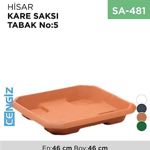 HİSAR KARE SAKSI TABAK NO:5 (HKT5)