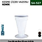 +KESME ÇİÇEK VAZOSU KONİK NO:1 (4.5 LT) (V003)