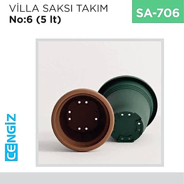VİLLA SAKSI TAKIM NO:6  (5 LT) (V506)