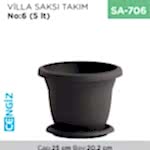 VİLLA SAKSI TAKIM NO:6  (5 LT) (V506)