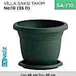 VİLLA SAKSI TAKIM  NO:10 (35 LT) (V510)
