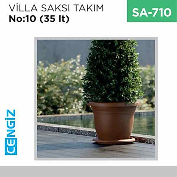 VİLLA SAKSI TAKIM  NO:10 (35 LT) (V510)