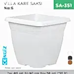 VİLLA KARE SAKSI NO:6 TABAKSIZ (110 LT) (VKS6)
