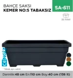 BAHÇE SAKSI KEMER NO:5(TABAKSIZ)(KBT0502102&amp;3)